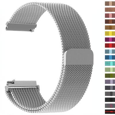 20mm 22mm Milanese Loop Armband für Samsung Watch 5 4 3 Pro 45mm Classic S3/Amazfit GTS/GTR Armband Band Huawei Watch 3/GT3-2