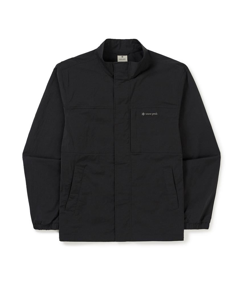 Snowpeak Apparel Root Stand Neck Windbreaker (S25Mmrwb64) Black