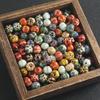 DIY Retro Ceramic Pumpkin Beads Bracelet Accessories - Handmade Jewelry Stringing & Weaving Materials