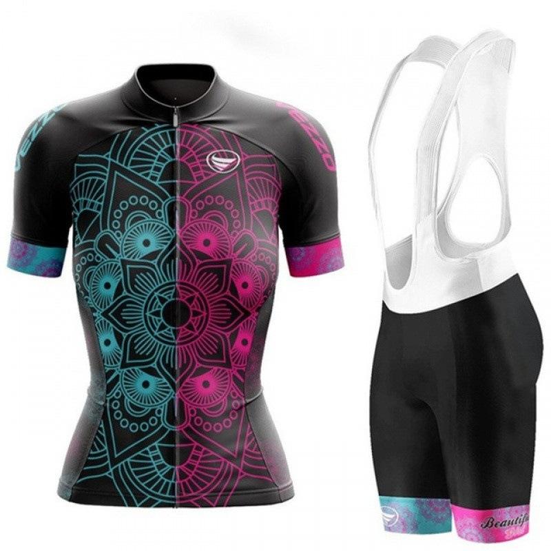 Summer Women's Short-sleeved Cycling Suit Quick-drying Breathable Bicycle Cycling Suit Road Riding Equipment 2026 Summer Breathable Cycling Suit Suit
