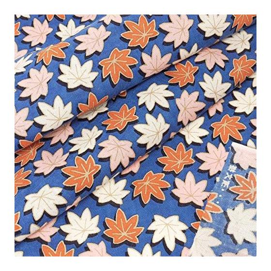 Hamamonyo Tenugui Hai kara Momiji (Red Maple) Cotton 100% 34cm x 90cm