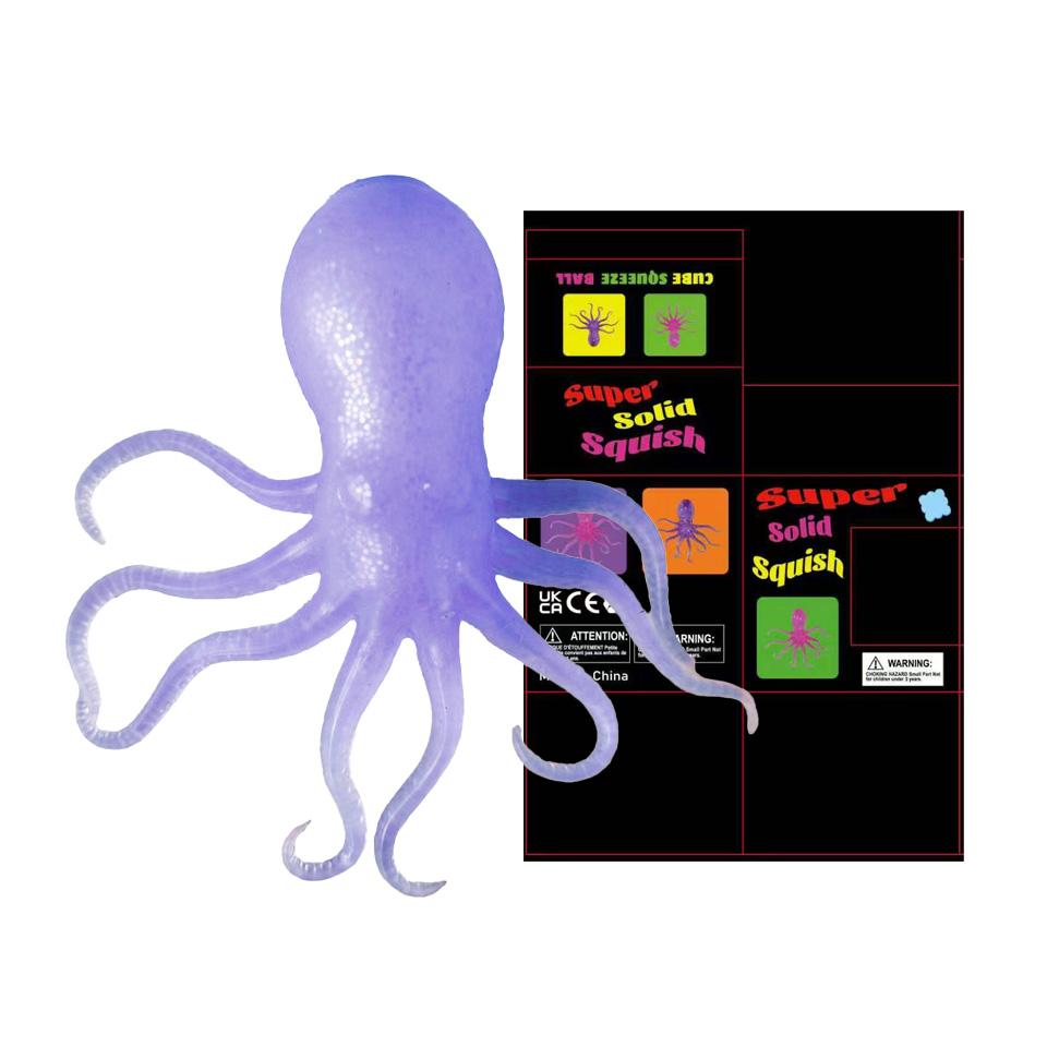 2026 Squishies Nee Doh Jellyfish Squish Toy Fidget Toy, Water Sensory Soft Jelly Squeeze Stress Relief Fidget Toy