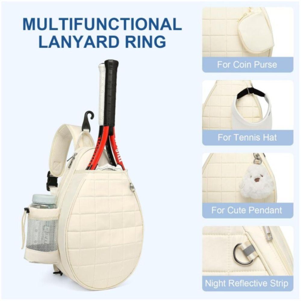 Crossbody Tennis Crossbody Bag Large Capacity Sports Fitness Bag Tennis Racket Bag  Sports