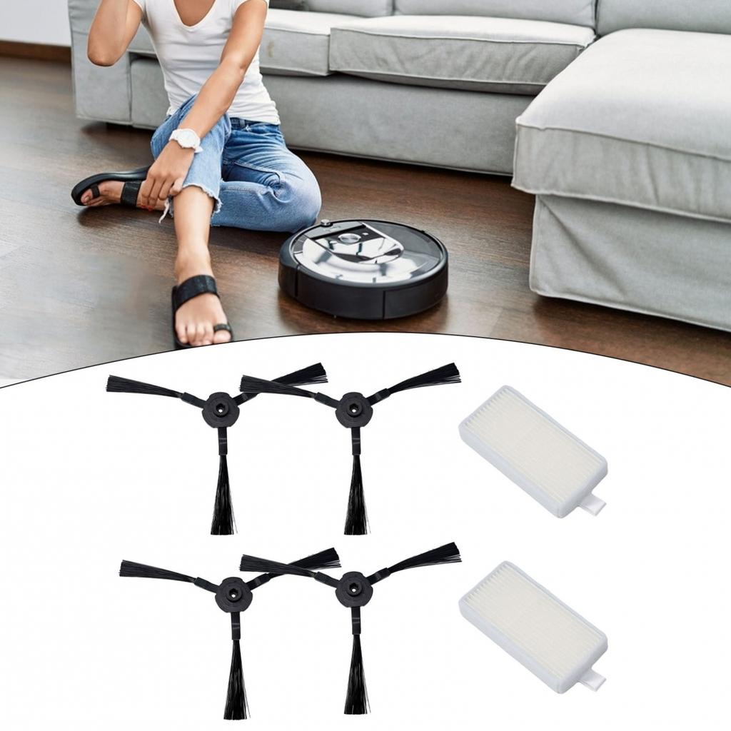 Für Medion MD18500 Filter Seitenbürsten Roboter Reiniger Set Staubsauger