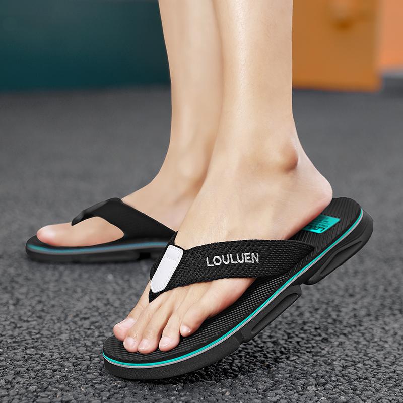 Fashion 2024 Brand Hot Sale Summer New Flip Flops Slippers Men's Shoes Webbing Fashion Slippers Beach Outdoor