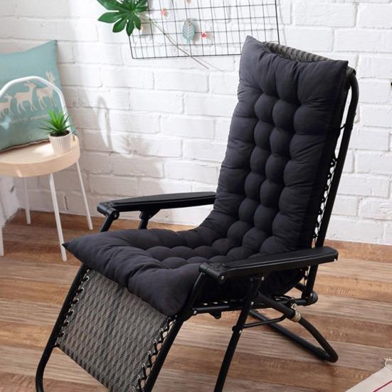 Recliner Chair Cushion with Ties Thick PP Cotton Chairs Pad for Garden Office Washable