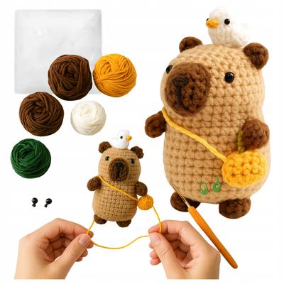 Capybara Crochet Kit Chicken Purse Crochet Diy Handicraft
