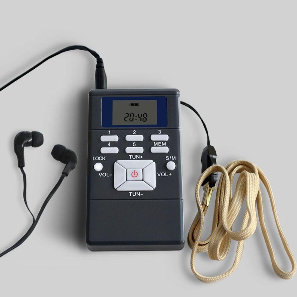 FM (Frequency Modulation) Digital FM Radio Audio AF Music Player FM Radio Receiver  For The Aged