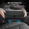 Car Leather Seat Gap Organizer Side Pocket Seat Storage Box Interior Accessories For Abarth FR FIAT 500 Siena Seicento Stilo V3