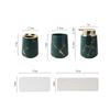 Matte Gold Ceramics Bathroom Set Decor Soap Dispenser Toothbrush Holder cup Soap Dish tray Mouthwash Cup bathroom Washing Set