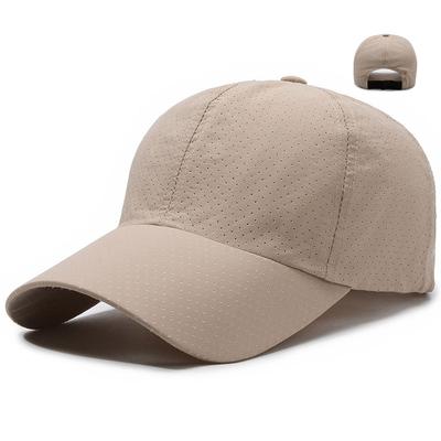 Chapeaux Ajustables à Bande Élastique à Séchage Rapide pour Hommes et Femmes Maille Fine Respirante Chapeaux de Baseball Brillants