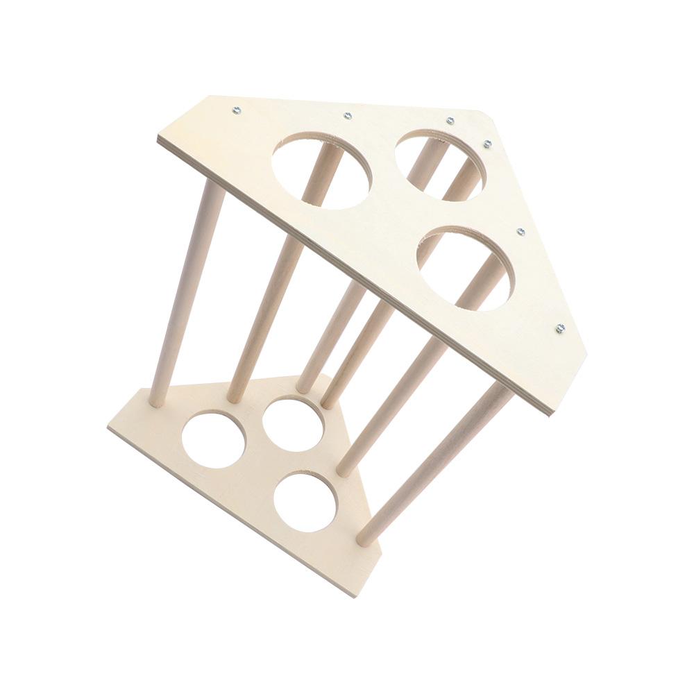 Poultry Ducks Trainning Hens Wooden Ladder Chick Roost Bar Parrot Swing Bird Stand Chicken Perch