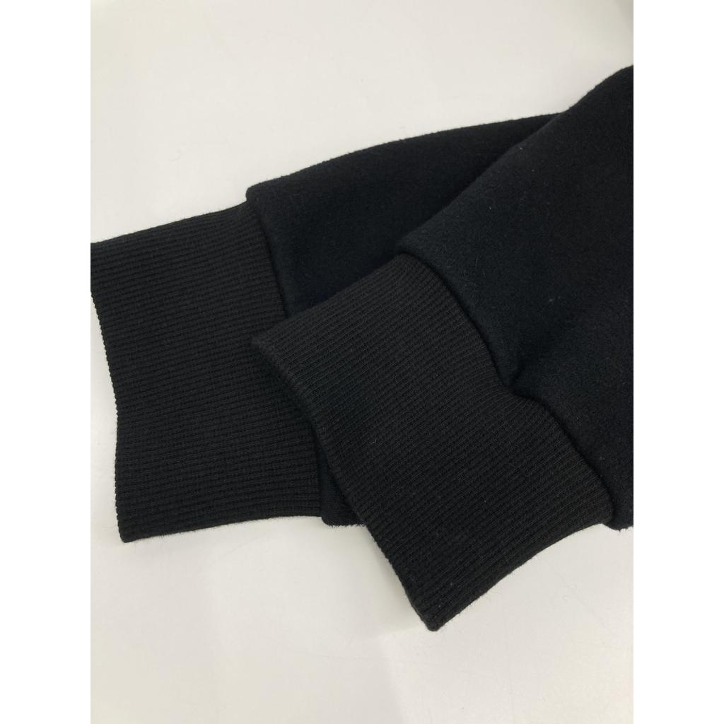 Y's Black YX-T93-063 Asymmetrical Fleece Zipper Parka Tops 2 blackUsed