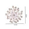 Trendy Classic Elegant Flower Brooch Pin for Women Fashion Rhinestone Clothes Suit Pin Accessories Wedding Jewelry Gifts