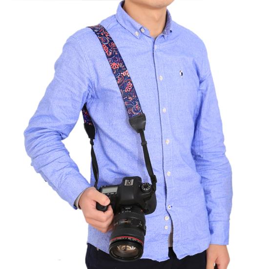 Retro Ethnic Flower Universal SLR DSLR Camera Shoulder Neck Strap for Canon