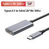 5-in-1 Type-C Docking Station USB-C Hub Gigabit Ethernet 4K HDMI Adapter for Laptop