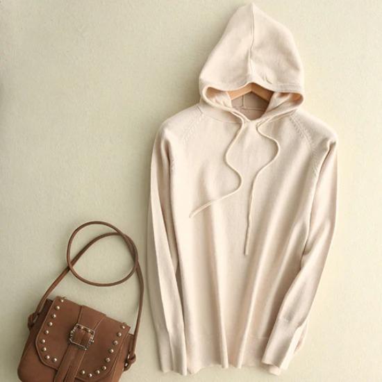 Yellow Hoodies Women Hooded Sweatshirt Femme Grande Taille Warm Pink Cashmere Hoodie Woman Womens Knitted Hoodie Sweatshirt