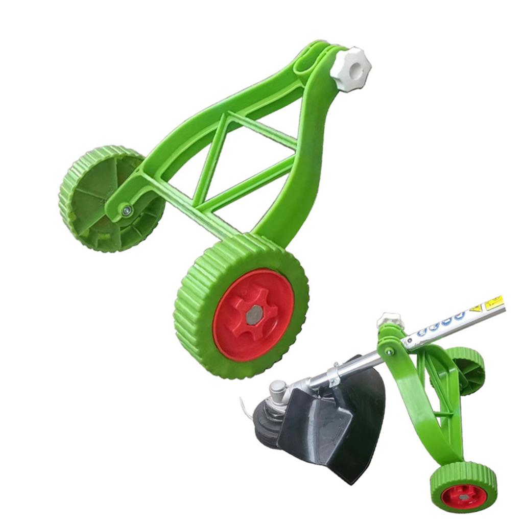 Adjustable Wheels Support Wheels Auxiliary Wheel Trimmer Attachment for Cordless Grass Trimmer for Comfortable Lawn Care
