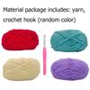 Fashion Rose Bouquet Blanket DIY Craft Material Pack Crocheted Bouquet Blanket  Holiday Gifts