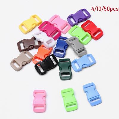 Plastový 3/8" 10mm náramek Paracord Příslušenství Popruh Outdoor Tool Obojek Pásek Camp Bag Části Boční uvolňovací přezka
