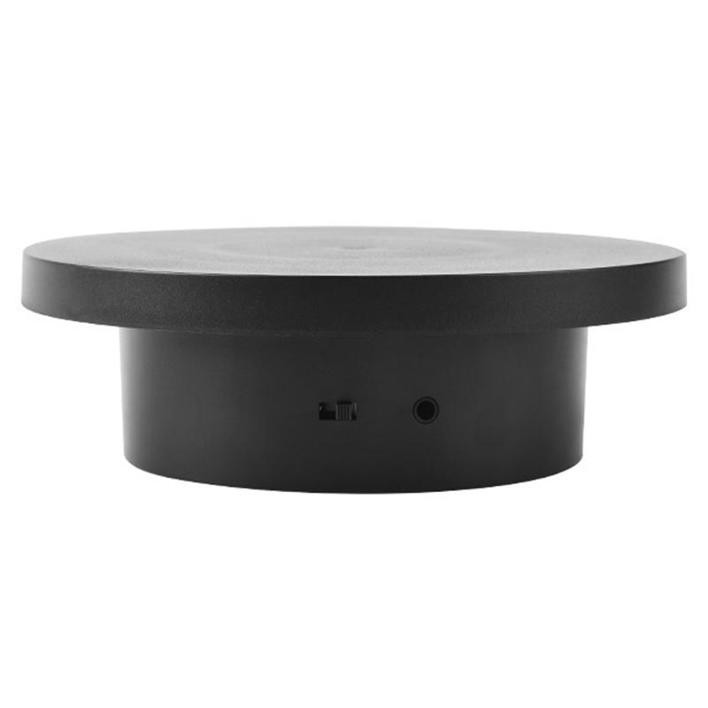 14cm USB Powered Electric Rotating Display Stand Jewelry Photography Turntable