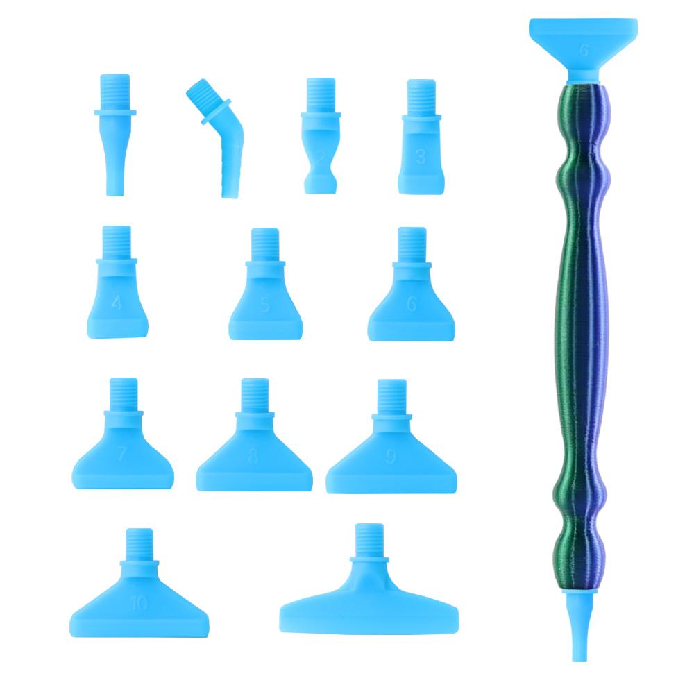 Diamond Art Pen Tools Diamond Painting Accessories with Screw Plastic Tip Diamond Painting Pen Drill Bead Dot Pens for Art Craft
