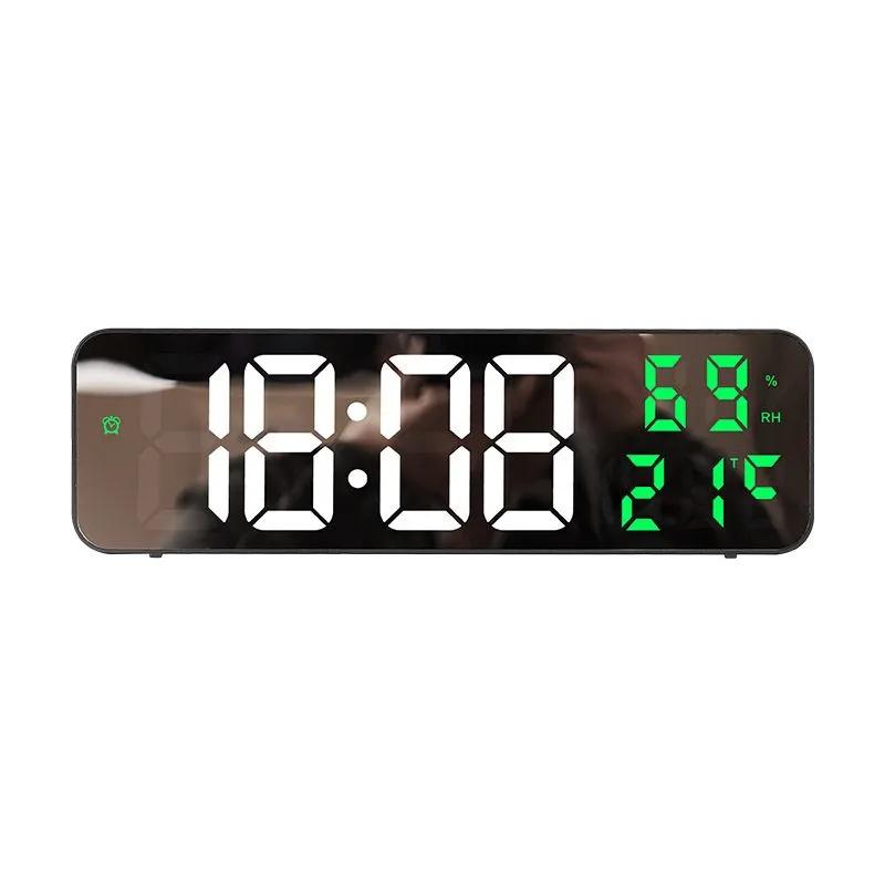 

LED Wall/desk Clock (plug-in Version) One Size чорний