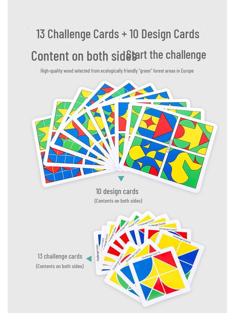 Cube Space Creative Puzzle: Educational Building Blocks for Young Children's Logical Thinking and Intelligence Development.