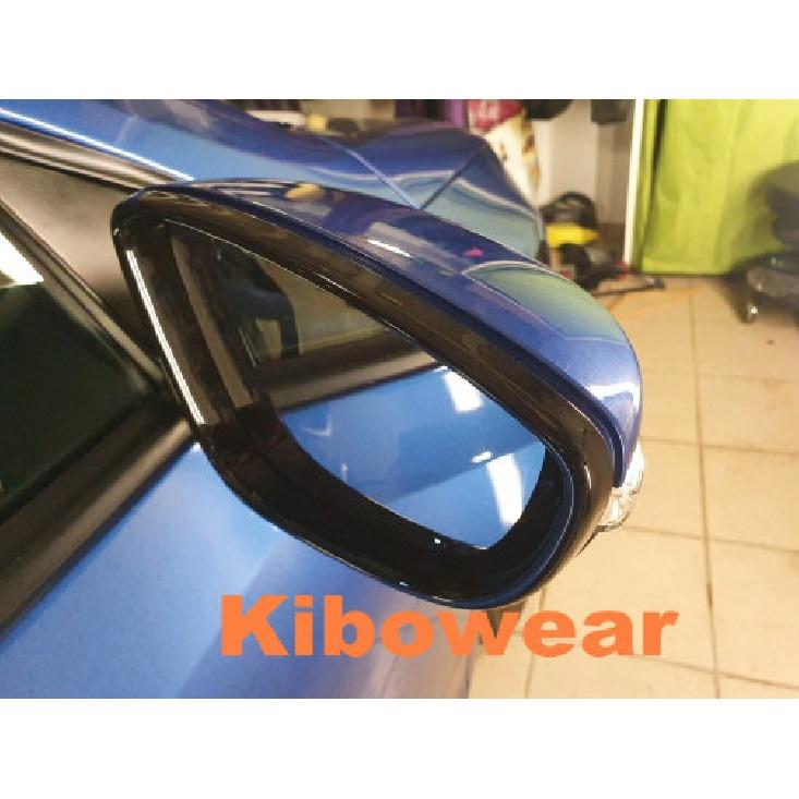 Lesklá černá lesklá krytka bočního zrcátka Obložení rámu pro VW Passat B8 Držák Arteon B7 CC Výměna skla Jetta