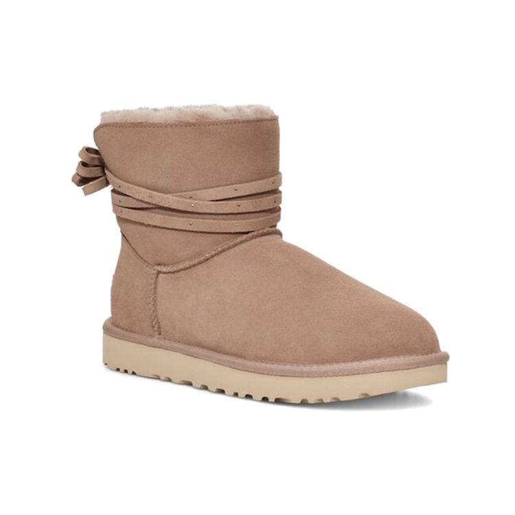UGG Bailey Short Snow Boots Women Boots Beech 1120864-BCHW