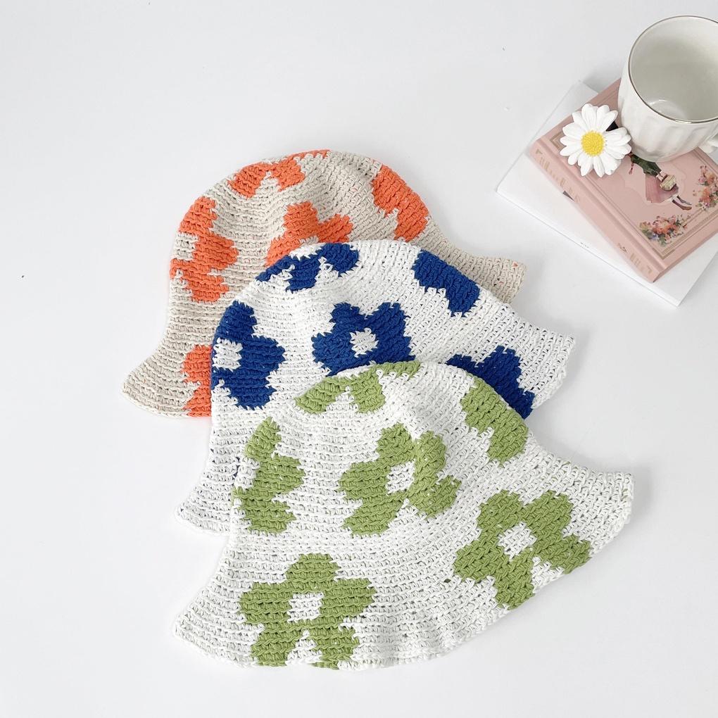 Women's Daily Hat Niul Palette Flower Bucket