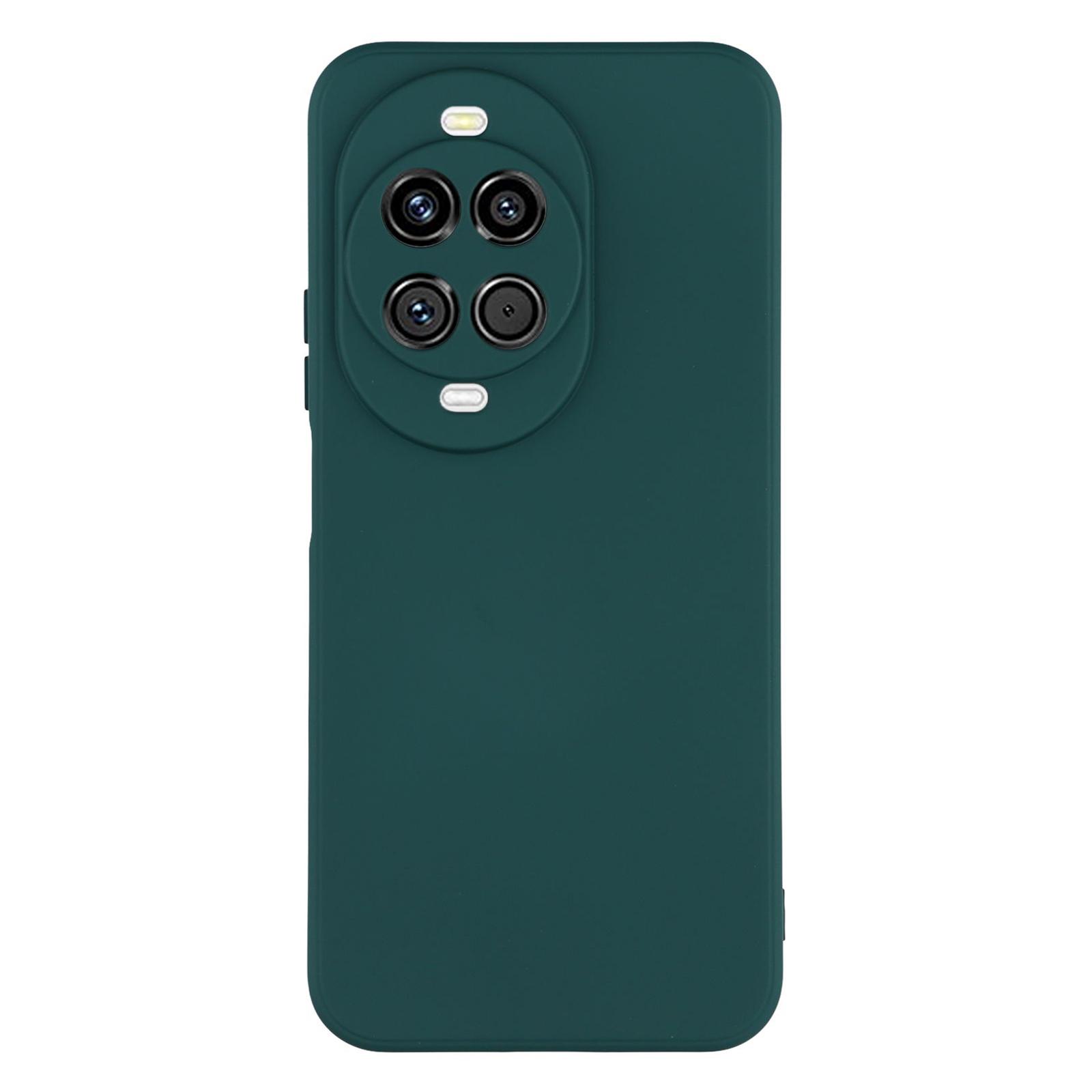 

For Huawei nova 14 5G Case TPU Back Soft Anti-Scratch Fiber Lining Phone Cover Army Green