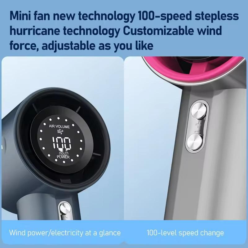 Handheld USB Mini Fan High-Speed Turbine 100-Speed Portable Fan for Southeast Asia