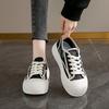 2025 Summer New Single Mesh Hollow Mesh Casual Trendy Fashion White Shoes Thick Soled Comfortable Women's Shoes shoes for women