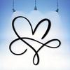 Vintage Infinity Heart Metal Wall Art Weather Resistant Iron Home Decor Valentine Gift Bedroom Wall Sculpture Elegant Script Design