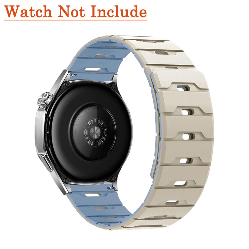 18mm 20mm 22mm Silicone Strap for Huawei Watch GT6 GT5 6Pro GT4 46mm Magnetic Band for Samsung Galaxy Watch 7 6 5 4 Classic 5Pro