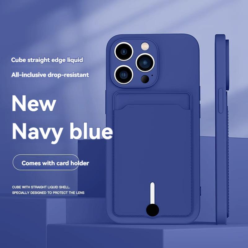 mobile phone case card slot  for For Iphone 16 15 14 13 12 11 pro max mini plus silicone  soft tpu Credit card  bag cover case