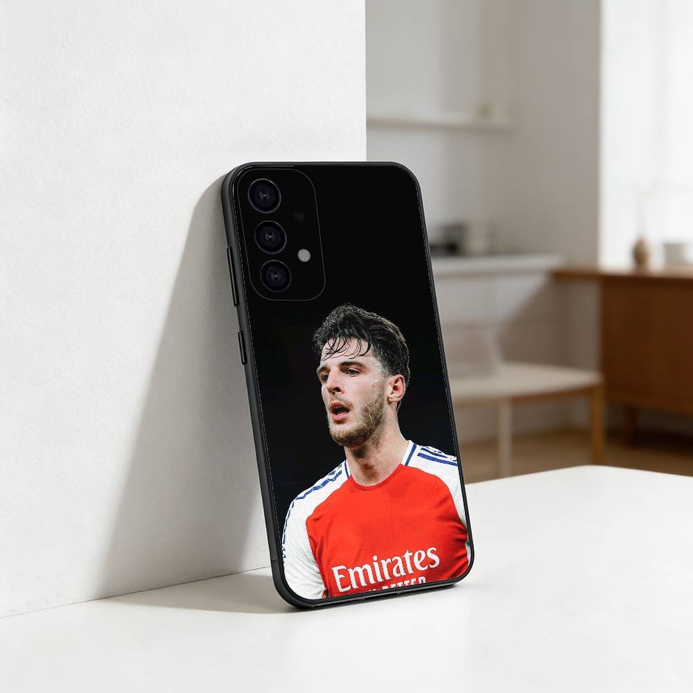 футбол D-Деклан Райс Чехол для телефона Для Samsung S25,24,21,22,23,30,Ultra,20,Plus,Fe,Lite,Note Мягкий черный чехол Samsung S25ULTRA