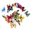 3D Three-dimensional PVC Simulation Butterfly Outdoor Garden Decoration Creative Gardening Layout Simulation Pole Butterfly