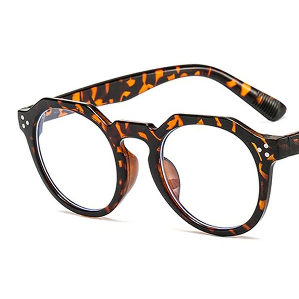 Korean Round Anti Blue Light Glasses Women Men  New Optical Spectacle Trendy Eyeglasses Computer Goggles Reading Eyewear