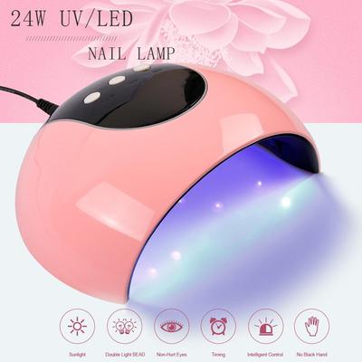 VANREESA 24w sèche-ongles lampe LED pour ongles lampe UV pour guérir tous les vernis à ongles en Gel avec réglage de la minuterie outil de Salon de manucure et de pédicure