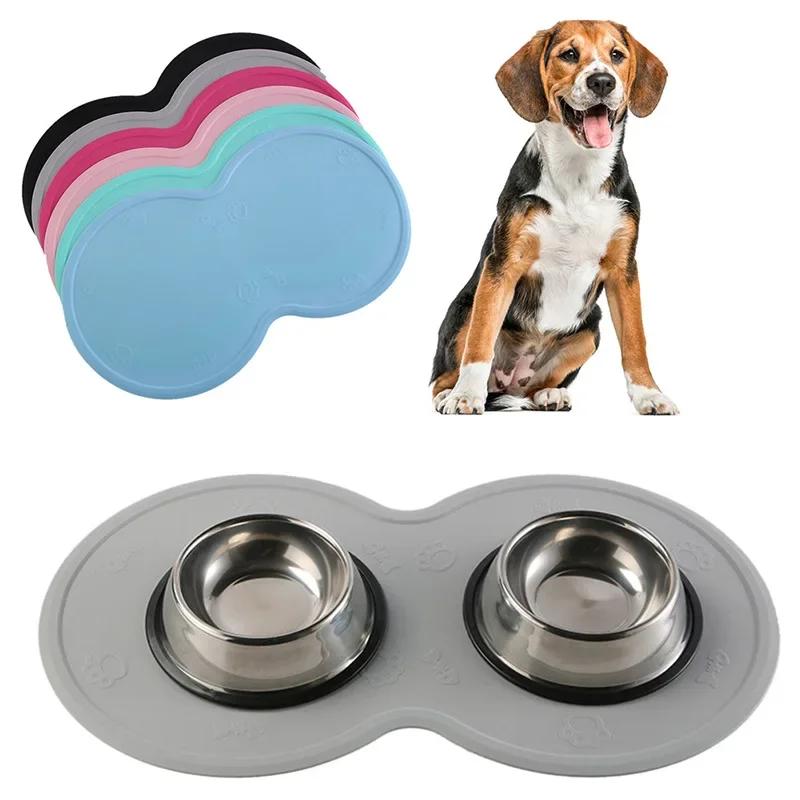 48*27 cm Haustier Hund Welpen Katze Fütterung Matte Pad Nette Wolke Form Silikon Schüssel Schüssel Lebensmittel Feed Platzierung Hund Zubehör