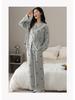 Women's Spring/Autumn Pure Cotton Floral Pajama Set - Long Sleeve, Casual, Home Wear, 2025 Edition