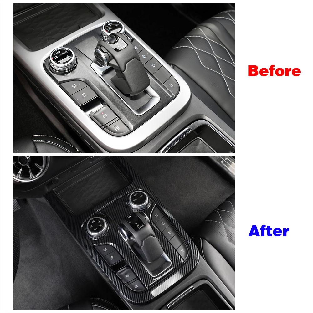 For GWM Tank 300 2024 2024 Gearbox Gear Shift Panel Frame Cover Trim Interior Accessories Styling Carbon Black Wood Grain Decor