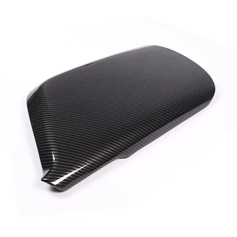 ABS Carbon Fiber For Chevrolet Corvette C7 2014-2019 Car Central Control Armrest Box Protection Cover Car Interior Accessories