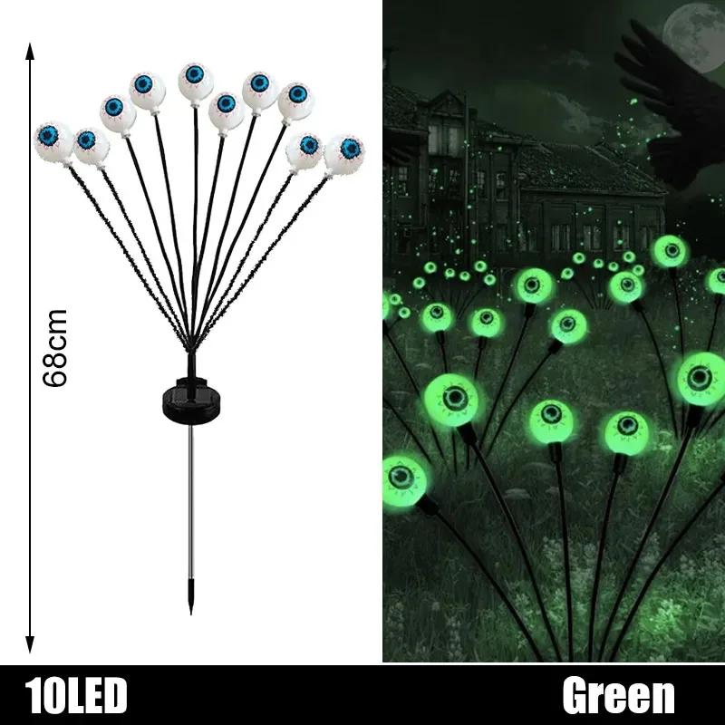 Halloween LED Eyeball Lights Solar Garden Lawn Lights Outdoor Scary Eyeball Lights Ground Lamp Halloween Party Decoration