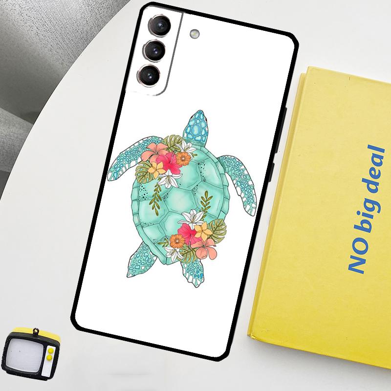 Sea Turtle Phone Case For Samsung Galaxy S24 Ultra S20 S21 S22 S23 Plus S9 S10 S24 FE S25 Ultra Cover