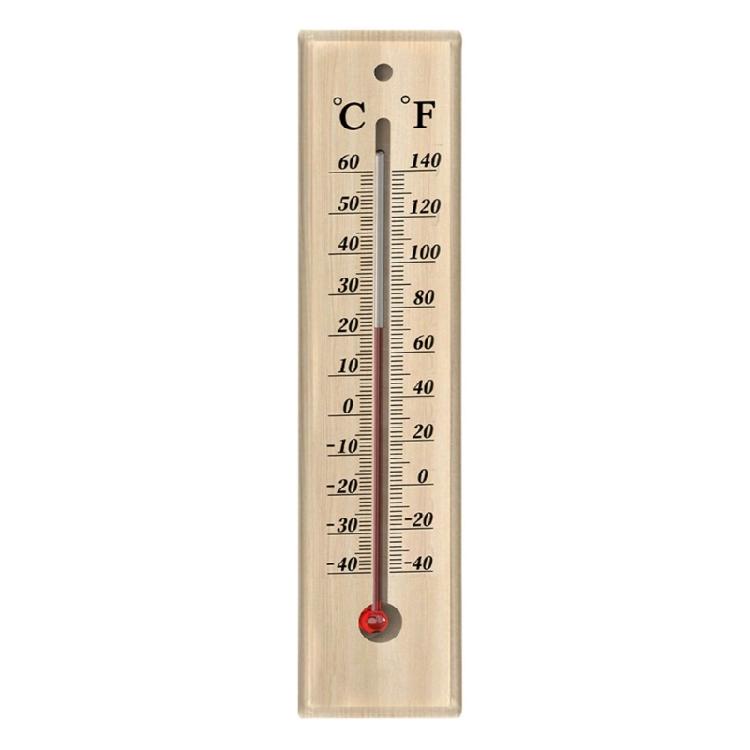 

High Accuracy Wood Thermometers Clear Readable Scale Temperature Ranges -40℃ to 50℃ Wall Mountable Safe Kerosene Indoor Use small