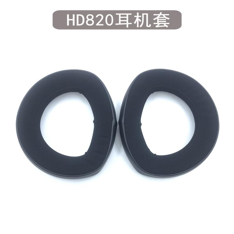 Almofadas de Ouvido de Pele de Cordeiro Para Fones de Ouvido Sennheiser HD700 HD800 S HD820 Almofada de Ouvido Espuma Almofada de Orelha Almofada de Cabeça Substituição