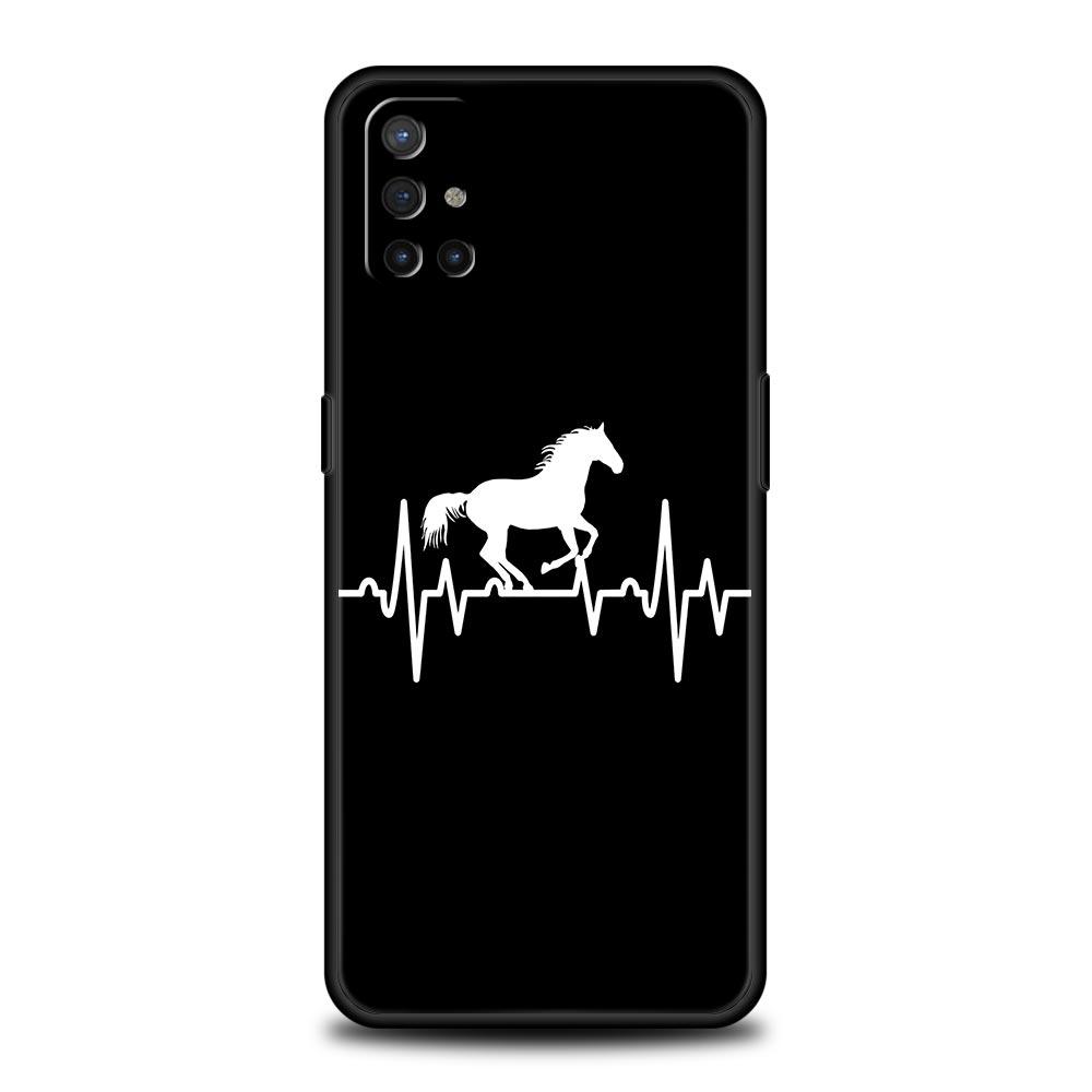 Phone Case For OnePlus 12 11 10 9 Pro 9T 12R 10R 9R 9RT 10T 8T 8 7 6T 7T Nord 2T CE 2 5G N200 N10 N100 Cover Animal Art Horse